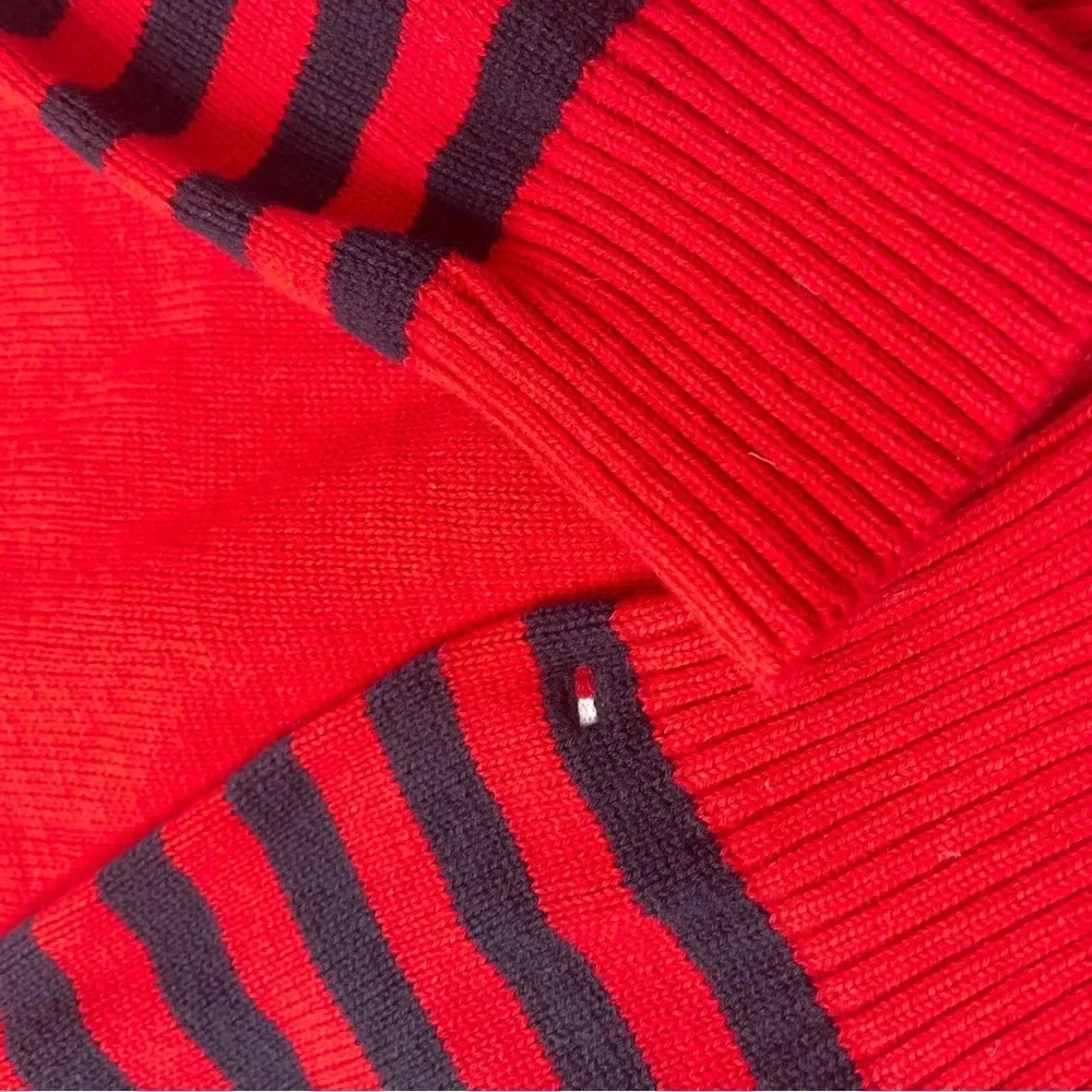 Tommy Hilfiger Boys Sweater Letterman‎ Size XL 20 Red Blue